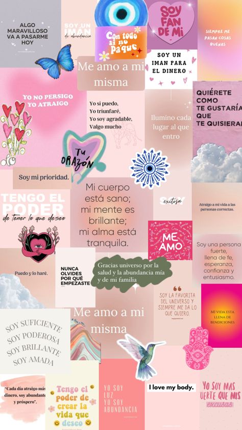 Vision Board Collage, Healing Books, Visual Board, Spirituality Energy, Self Love Quotes, Glow Up?, Girl Power, Positive Affirmations, Wallpaper Iphone