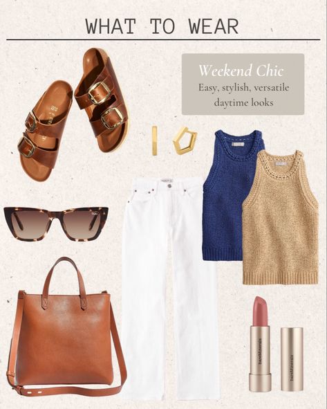 Summer Weekend Outfit, Casual Weekend Style, Classy Yet Trendy, Smart Casual Women, Plus Size Summer Outfits, Summer Capsule Wardrobe, Over 50 Womens Fashion, Casual Weekend, Summer Styles