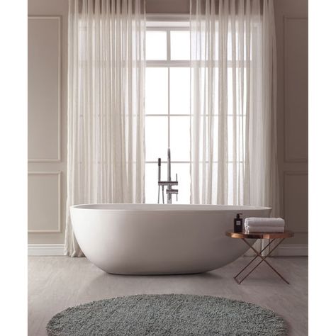 Gaia White Acrylic Oval Bathtub Oval Bathtub, Bathroom Window Curtains, Refinish Bathtub, Jetted Bath Tubs, Best Bathtubs, Modern Bathtub, Bathtub Drain, Whirlpool Tub, Whirlpool Bathtub