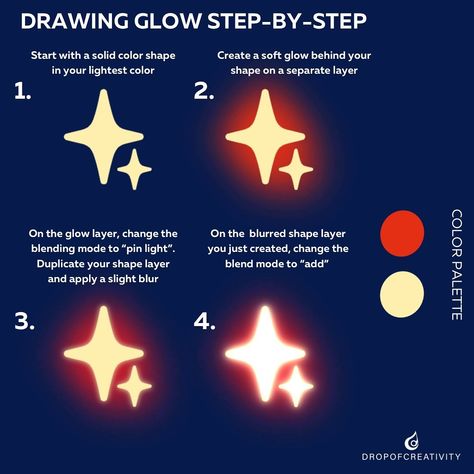 How to draw fire! I’ve included my “how to draw glow” step-by-step tutorial as well. I hope this helps🥰 • • #art #artwork #artist #artistsoninstagram #drawing #drawthisinyourstyle #draw #drawings #digitalart #digitalillustration #digitalartist #digitalpainting #digitaldrawing #illustration #illustrator #illustrationart #fantasyart #workinprogress #drawingtutorial #howtodraw #digitalarttutorial Fire Tutorial Drawing, How To Draw Glowing Effect, How To Draw Neon, Fire Drawing Tutorial, How To Draw Fire, Fire Illustration, Vfx Tutorial, Fire Drawing, Digital Painting Tutorials