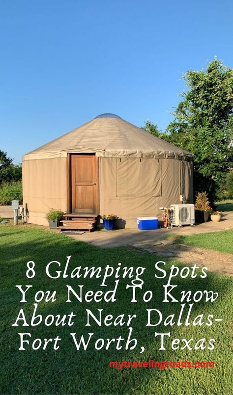 Glamping tent at Paradise Springs on Grapevine Lake in Grapevine, TX Dinosaur Valley State Park, Glamping Ideas, Camping In Texas, Glen Rose, Paradise Cove, Glamping Site, Safari Tent, Luxury Amenities, Cabin Camping