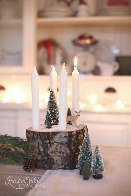 Advent Candles Diy, Advent Candle Holder, Christmas Candles Diy, Advent Candle, Candle Tutorial, Diy Glow, Winter Centerpieces, Diy Christmas Village, Advent Candles