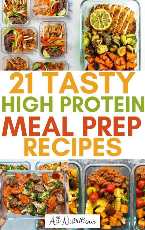 Try these high protein lunch recipes and pack food for work. High protein meal prep recipes can help you stay fit and lose weight. #mealprep #highprotein #proteinrecipes High Protein Lunch Recipes, Protein Lunch Recipes, Food For Work, High Protein Meal Prep Recipes, Protein Meal Prep Recipes, High Protein Lunch, Easy High Protein Meals, Protein Meal Prep, High Protein Meal