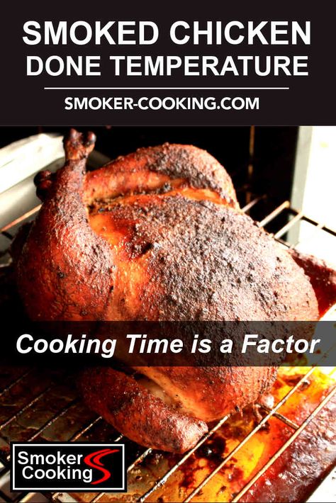 Traeger Whole Chicken, Chicken Temperature, Smoked Chicken Recipes, Smoked Whole Chicken, Pellet Smoker Recipes, Traeger Grill Recipes, Whole Chicken Recipes, Smoker Cooking, Pellet Grill Recipes