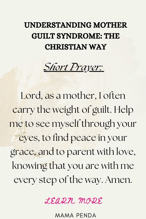 Mother Guilt Syndrome. This emotional struggle, where moms question their decisions and feel a sense of inadequacy, is a common but often misunderstood aspect of parenting. LEARN MORE and share your perspective on this topic. a short prayer to get you through. dealing with mom guilt| mom guilt affirmations| mothers guilt quotes children| working mom guilt| stay at home mom guilt #advicefornewMoms #GodlyMother #motherhood #ChristianWomen #WomanofGod #biblicalwomanhood Mom Guilt Quotes Truths, Guilt Affirmations, Quotes About Mom Guilt, Mum Guilt Quotes, Emotional Struggle, Mom Guilt Affirmations, Mother Wound Affirmations, Mom Guilt Quotes, Guilt Quotes