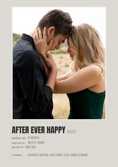 After Everything Movie, After Ever Happy, Romance Movie Poster, Movie Character Posters, Romcom Movies, Happy Movie, Comfort Series, Movies To Watch Teenagers, After Everything