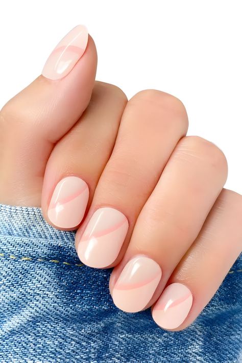 Experience a modern twist on the classic French tip with a subtle blend of peaches, creating a unique and sophisticated semicured gel design. Ideal for adding a touch of elegance to your festive look. Dive into the world of Polish Pops on Marmalade in this comprehensive guide. #NailArt #NailCare #HolidayNails #ChristmasNails #PeachesNCreamNails #NailWraps #PolishPops #HolidayGiftIdeas #NailFashion #BeautyEssentials #NailInspiration #FestiveNails #NailDesigns #NailStyle #FrenchTipNails Modern French Tip, Classy Gel Nails, Nail Dipping Powder Colors, Classic French Tip, Cream Nail, Chic Manicure, Nails Holiday, Manicure Colors, Gel Nail Strips