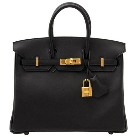 Birkin 25 Black, Uni Bag, Mom Dr, Dream Items, Dream Bags, Hermes Birkin 25, Girly Bags, Fancy Bags, Birkin 25