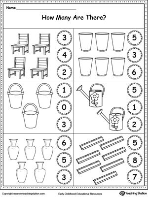 **FREE** Count the Objects in Each Group Worksheet. Practice counting and identifying numbers 2, 3, 4, 5, 6, and 7 with this printable worksheet. Identifying Numbers, Learn Numbers, Counting Worksheets, Preschool Math Worksheets, Worksheet For Kids, Counting Numbers, Numbers Kindergarten, Prek Math, Numbers Preschool