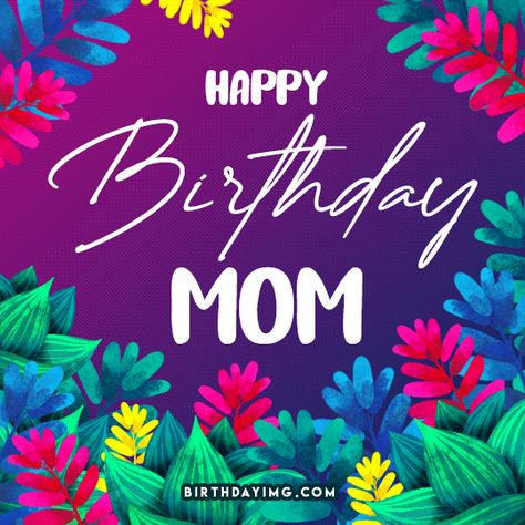 For Mom Birhday Animated Gif Image with Flowers Birthday Animated Gif, Birthday Animated, Birthday Wishes Gif, Happy Birthday Wishes Photos, Happy Birthday Wishes Images, Happy Gif, Happy Birthday Candles, Birthday Wishes And Images, Birthday Congratulations