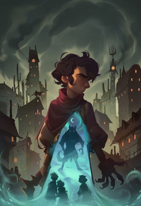 ArtStation - Wingfeather Saga - Book 2 Cover, Nicholas Kole Wingfeather Saga, Nicholas Kole, Wolf People, Saga Art, Book Fanart, Order Book, Art Style Inspiration, Book Cover Art, Cartoon Character Design