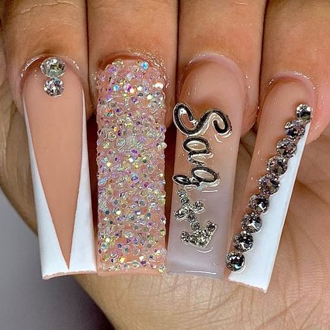 03 Birthday Nails, Acrylic Nail Designs Sagittarius, Medium Size Birthday Nails, 18tg Birthday Nails, Libra 21st Birthday Nails, Saggitarius Birthday Nail Ideas, Birthday Nails For December, Sagitarrius Birthday Nails, Birthday Nails Sag