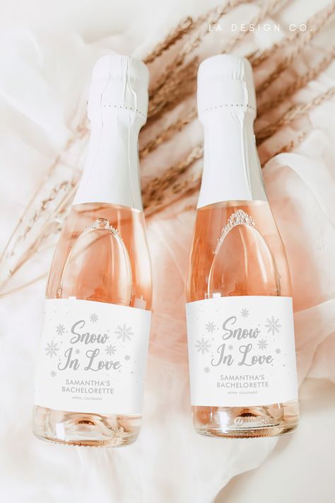 Elevate your Snow in Love bachelorette party with our charming champagne on ice bachelorette theme label, perfect for winter cabin bachelorette party ideas. This label is a chic addition to bachelorette bags and bachelorette party favors bags. Ideal for a ski bachelorette party, it complements winter bachelorette party themes. Get inspired by winter mountain bachelorette party and apres ski bachelorette party for unique bachelorette goody bag ideas. Bachelorette Party Ideas Winter, Snow In Love Bachelorette, Winter Bachelorette Party Ideas, Bachelorette Champagne, Bachelorette Goodies, Winter Bachelorette Party, Personalized Bachelorette Gifts, Cabin Bachelorette, Bachelorette Bags