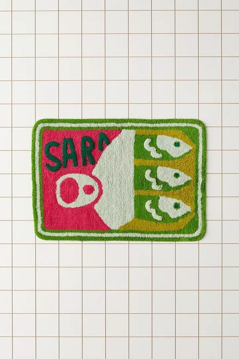 Sardine Bath Mat | Urban Outfitters Bath Mats Bathroom Ideas, Sardine Can, Urban Outfitters Style, Weird Furniture, Australia Clothes, Catch Of The Day, Pinterest Contest, Uo Home, The Catch