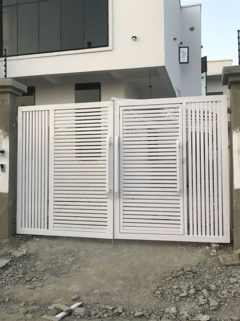 #nathanweld Tubular Gate Design Modern, Men Gate Design, Main Grill Gate Design, Simple Main Gate Design, Simple Gate Designs, Compound Wall Gate Design, Latest Gate Design, Home Window Grill Design, Window Grill Design Modern