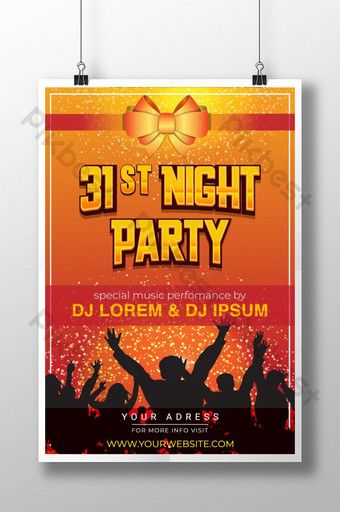 Modern 31st Night New Year Party Poster#pikbest#templates New Year Party Poster, 31st Night, Black Friday Sale Flyer, Black Friday Sale Poster, Simple Business Plan, New Year Happy, Watercolor Sky, New Year Designs, Greeting Card Illustration