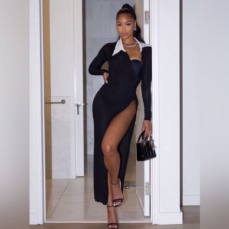 Sold Out! Teaira Walker, Feminine Black Women, Boss Dress, Prettiest Girl, Chic Wardrobe, Black Attire, Girl Lifestyle, Black Femininity, Causal Outfits