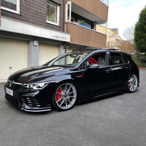 GOLF 8 GTI 😎 . Follow: @vw.city 🚗: @black_cs8 . #golf8gti #golfgti #gticlubsport #golf8 #golfr #vwgolf #volkswagen #vwcity #golfmk8 Golf 8 Gti, Vw Golf R Mk7, Golf R Mk7, Volkswagen Golf Mk1, Gti Mk7, Golf 8, Volkswagen Golf R, Golf Mk2, Golf 5