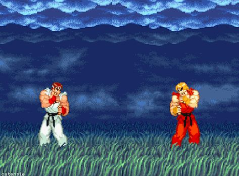 Street Fighter Alpha 2 (1996) Street Fighter Pixel Gif, Street Fighter Animation, Video Game Gif, Alpha Wallpaper, Street Fighter Wallpaper, Street Fighter Alpha 2, Street Fighter Zero, Ken Street Fighter, Street Fighter Game