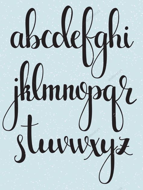 Brush Lettering Alphabet, Calligraphy Cursive, Cute Calligraphy, Disney Alphabet, Writing Fonts, Cursive Alphabet, Alfabet Letters, Hand Lettering Fonts, Hand Lettering Alphabet