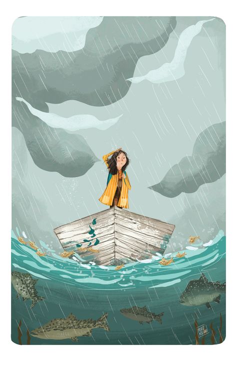 Boat Illustration Art, Boat Illustration, Sea Illustration, Lighthouse Pictures, Graphic Design Infographic, Picture Books Illustration, Meditation Art, Nature Drawing, Behance Project