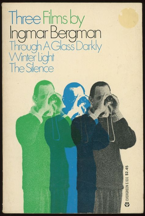 Ingmar Bergman, I Love Cinema, Vintage Book Covers, Winter Light, Book Cover Design, Vintage Graphics, Graphic Design Posters, Brochure Design, Vintage Book