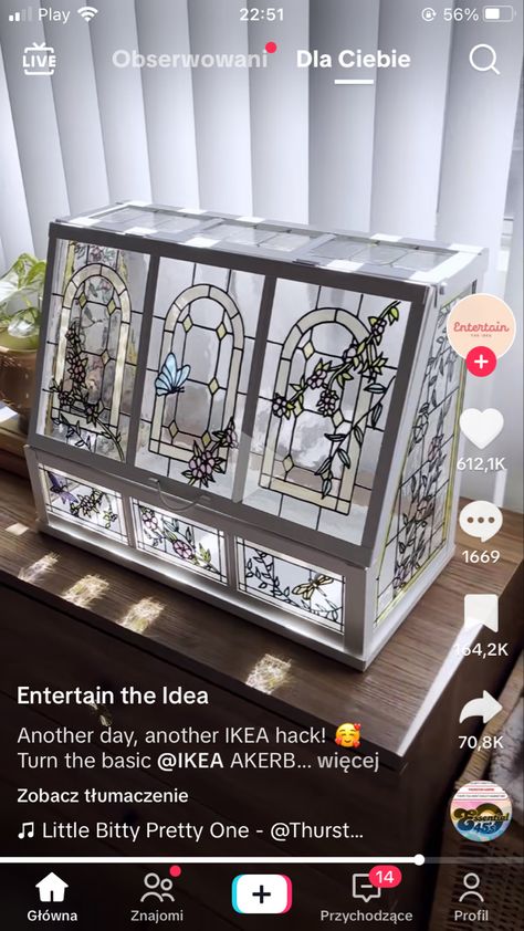 Dreamy Cottagecore, Glass Greenhouse, Ikea Hack, Stained Glass, Stain, Glass