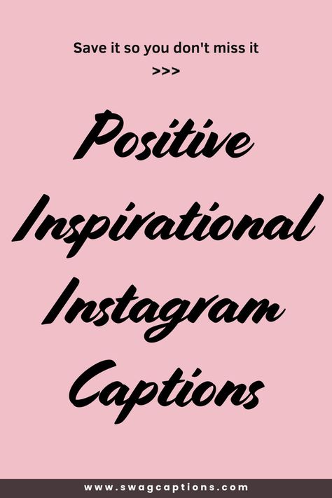 Looking to brighten up your feed? 🌟 Our collection of Positive Inspirational Instagram Captions is here to uplift your spirit and add a touch of positivity to your posts. Whether you're sharing a moment of triumph or just spreading good vibes, these captions are perfect for inspiring yourself and your followers. Find the perfect words to make your Instagram shine and connect with your audience on a deeper level. Triumph Quotes, Inspirational Captions, Motivational Captions, Success Is Not Final, Quotes For Instagram, Caption For Yourself, Perfect Word, Life Is A Journey, Best Inspirational Quotes