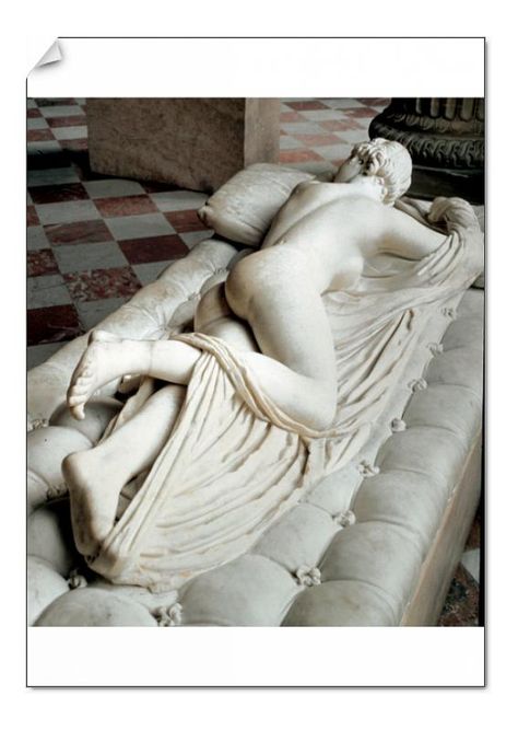 Sleeping Hermaphrodite, Musee Du Louvre, Mythological Characters, Anatomy Poses, Framed Postcards, Louvre Paris, Marble Sculpture, Inspiring Art, Canvas Pictures