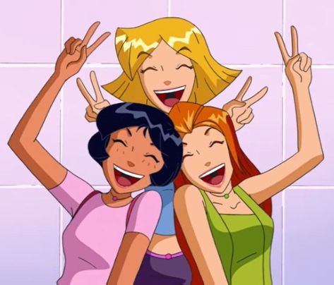 Friendship Wallpaper, Disney Character Drawing, Cartoon Crazy, Three Best Friends, Girl Friendship, Friend Cartoon, Totally Spies, Cartoon World, Friends Characters