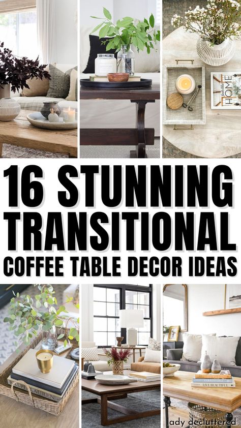 16 Stunning Transitional Coffee Table Decor Ideas Decorations For Living Room Table, How To Decorate Living Room Coffee Table, Modern Living Room Coffee Table Decor, Coffee Table Vignettes Living Rooms, Square Living Room Table Decor, What To Put On End Tables Living Rooms, Style Coffee Table Decorating Ideas, Living Room Coffee Table Styling, Decorating A Rectangle Coffee Table