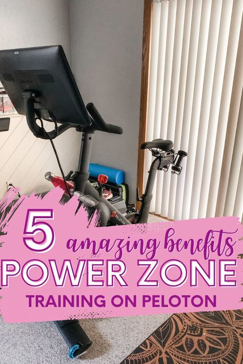 peloton bike with text that reads benefits of power zone training on peloton Peloton Workouts, Calendar Workout, Zone Training, Peloton Bike, Mom Support, Treadmill Workouts, Workout Games, Workout Tips, Personal Training