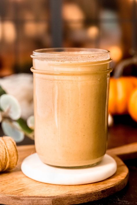 Homemade Pumpkin Spice Creamer - coffeecopycat.com Pumpkin Spice Homemade Creamer, Best Pumpkin Spice Creamer, Diy Pumpkin Pie Spice Coffee Creamer, Diy Pumpkin Creamer, Homemade Pumpkin Creamer, Mocha Coffee Creamer Recipe, Pumpkin Spice Creamer Recipe, Homemade Creamer, Pumpkin Creamer