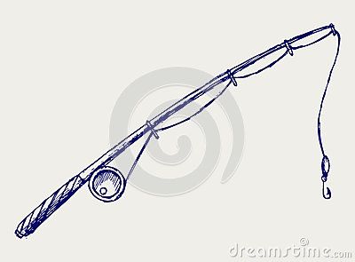 Illustration fishing rod Fishing Pole Illustration, Fly Fishing Rod Tattoo, Fishing Pole Tattoo Grandpa, Pap Tattoo, Fishing Pole Drawing, Fishing Rod Drawing, Fishing Rod Tattoo, Fishing Pole Tattoo, Tattoo Fishing