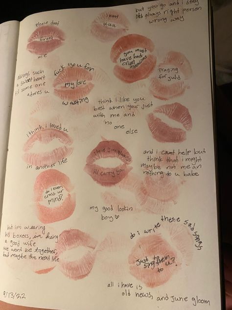 Drawing Songs Lyrics, Aesthetic Diary Entry Ideas, Sketchbook Ideas Song Lyrics, Songs Inspired Drawings, Journal Page Inspo Love, Lyrics In Notebook, Music Lyrics Journal Ideas, Lyric Dump Journal, Lyric Journal Ideas