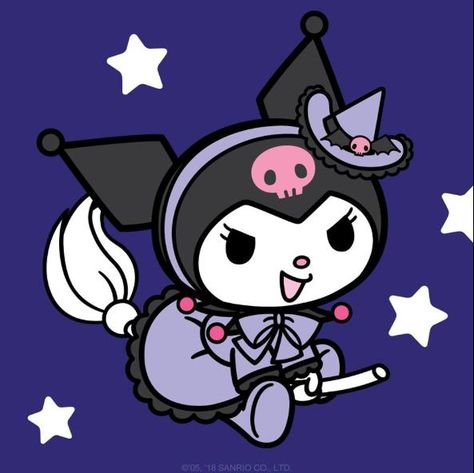 Kuromi Halloween 2018 Kuromi Halloween, Wallpapers, Halloween, Stars, Purple