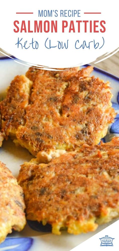 Salmon Patty Recipe, Low Carb Salmon Patties, Salmon Patty, Low Carb Salmon, Patty Recipe, Keto Salmon, Resep Seafood, Salmon Patties Recipe, Muscular Development