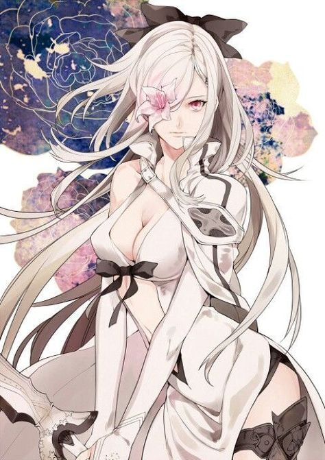 Drakengard 3, Pixiv Fantasia, Comic Manga, Have Inspiration, Art Manga, Art Anime, An Anime, Anime Comics, White Hair