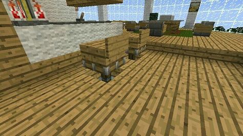 Minecraft seats Minecraft Seating, Minecraft Furniture Ideas, Resin Patio, Minecraft Things, Minecraft Interior, Resin Patio Furniture, Minecraft Interior Design, Minecraft Furniture, Minecraft City