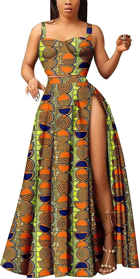 African Clothes For Women, Casual Party Dress, African Clothes, Ankara Print, Set Outfits, Dress Suit, Casual Party, 2 Piece Set, Ankara