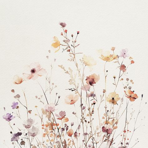 𝐹𝑖𝑒𝑙𝑑 𝑜𝑓 𝑤𝑖𝑙𝑑𝑓𝑙𝑜𝑤𝑒𝑟𝑠… . . #wildflowers #flowers #flowerarrangement #flowerart #flowerlovers #watercolorflowers #floral #watercolorart Field Of Wildflowers, Sketchbook Illustration, Watercolor Sketchbook, Flower Paintings, Ikat Pattern, Flower Illustration, Flower Field, Cricut Crafts, Family History