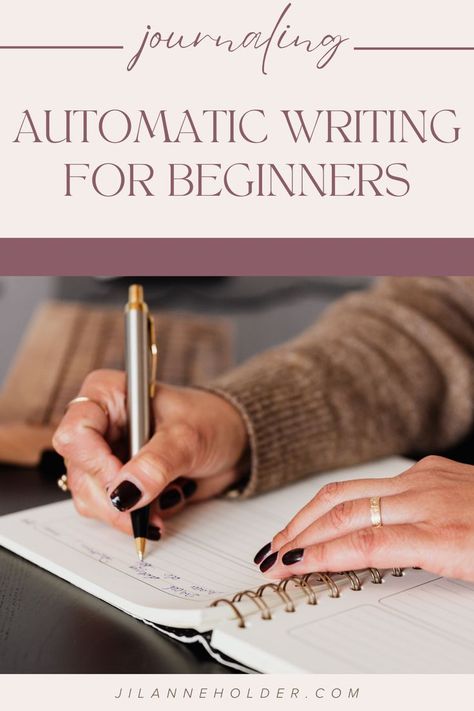 Automatic writing can be a great way to get your thoughts down on paper without worrying about grammar or punctuation. It can also be a great way to clear your mind. Have you ever let your thoughts flow freely when journaling or writing anything? If not, you may be surprised at where your thoughts take you. You might just find that you enjoy this writing style more than you thought. You may even learn that it’s a great way to get your creative juices flowing. Automatic Writing, Writing Style, Daily Writing, Clear Your Mind, The Writer, Writing Styles, Getting Started, Punctuation, Beginners Guide