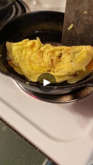 3.2M views · 88K reactions | Egg Omelette | By Cooking with Brenda Gantt | Good morning again. You know, I
told you we were gonna teach you how to make omelettes this
morning. Well, I think I've beat up two eggs right here.
Real good. I'm too listed me. I beat up six eggs because I'm
gonna do two omelets. So, I put three eggs in each omelette.
Alright, come over here and let's start. What you wanna do?
This is about AI guess a six-inch pan right here and I
am going to uh turn it kinda low maybe on five and I'm going
to put in half of the eggs. Alright, that looks about lots.
Now, then. I'm gonna leave it on low and what you do is you
pull, you pull the egg this way and let that other fall down in
that little hole. For a while or that's what I do. You know,
everybody does things differently Cooking With Brenda Gantt, Egg Omelette, Omelet, The Egg, Told You, This Morning, That Way, Good Morning, Egg