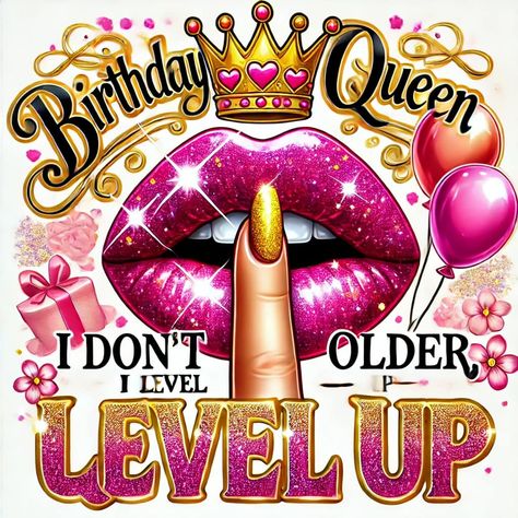 Happy Birthday Queen💋 Happy Birthday Queen Quotes, Happy 54th Birthday Wishes, Happy Birthday Queen Black, Birthday Queen, Happy Birthday To Me Quotes, 54th Birthday, Happy Birthday Black, Birthday Quotes For Me, Emoji Birthday