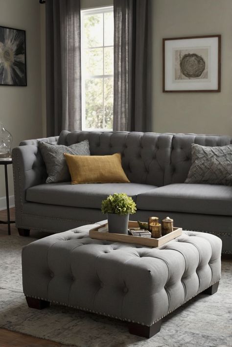 In today's daily interior designer routine, learn how to choose the right ottoman color to complement your gray couch. Discover stylish decor tips for a cohesive living space.
#ad  


#home
#wallpaint2024
 #color2024
 #DIYpainting
 ##DIYhomedecor
 #Fixhome Grey Couch Decor, Grey Couches, Couch Decor, Color Complement, Rattan Chair, Bedroom Paint, Space Planning, Unique Spaces, Upcycled Furniture