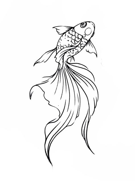 2023 Tattoo, Fish Stencil, Inspo Tattoo, Art Fish, Bear Art, Gold Art, Stencil Designs, Colouring Pages, Koi