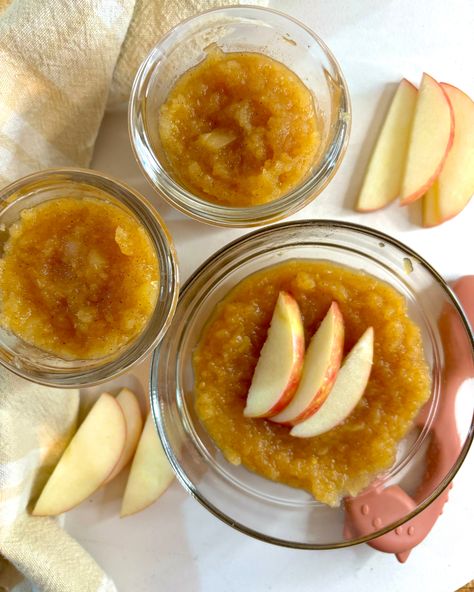 Butternut Squash Applesauce Butternut Squash Apple, Sugar Free Snacks, Riced Veggies, Kid Recipes, Apple Sauce Recipes, Homemade Applesauce, Hidden Veggies, Dairy Free Dessert, Free Snacks