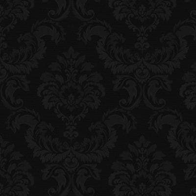 Black Textured Wallpaper, Hollywood Bedroom, Wallpaper Warehouse, Renovation Inspiration, Embossed Wallpaper, W Wallpaper, Vinyl Rolls, Floral Damask, Damask Wallpaper