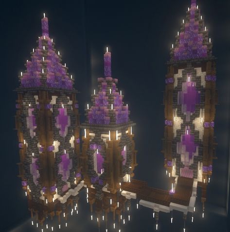 Minecraft Amethyst Tower, Minecraft Amethyst Cave, Amethyst Minecraft, Minecraft Towers, Minecraft Amethyst, Amethyst Cave, Minecraft Blocks, Retro Photography, Minecraft Stuff