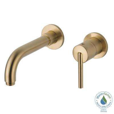 Trinsic 1-Handle Wall Mount Bathroom Faucet Trim Kit in Champagne Bronze (Valve Not Included) Wall Mount Bathroom Faucet, Wall Mounted Bathroom Sinks, Navigation Design, Wall Mount Faucet Bathroom, Trough Sink, Wall Mounted Sink, Delta Faucets, Champagne Bronze, Bathroom Collections